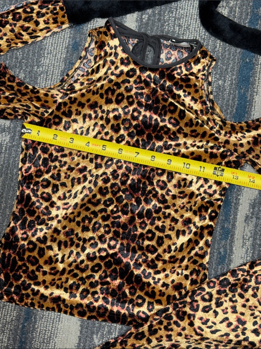Size Small Juniors Leopard Print Halloween Costume - Picture 5 of 5